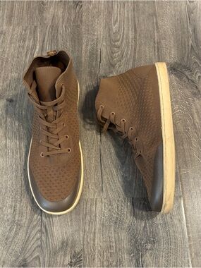 Suavs Legacy Sneaker Timber Brown Knit High Top Shoe Men’s Size 13